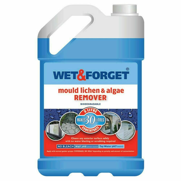 Wet & Forget Mould, Algae and Lichen Remover 5L