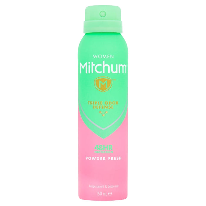 Mitchum Womens Powder Fresh Antiperspirant & Deodorant 150ml