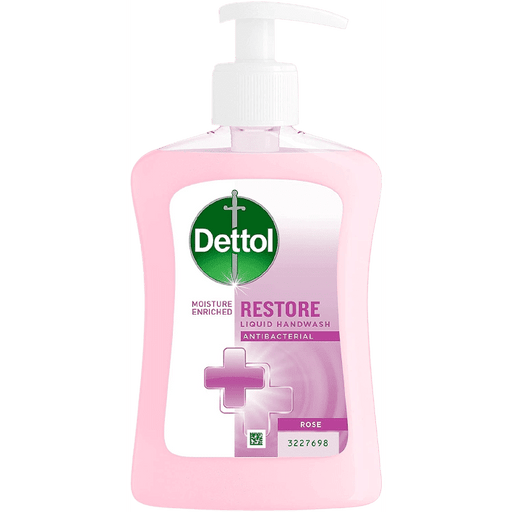 Dettol Liquid Antibacterial Hand Wash Rose 250ml