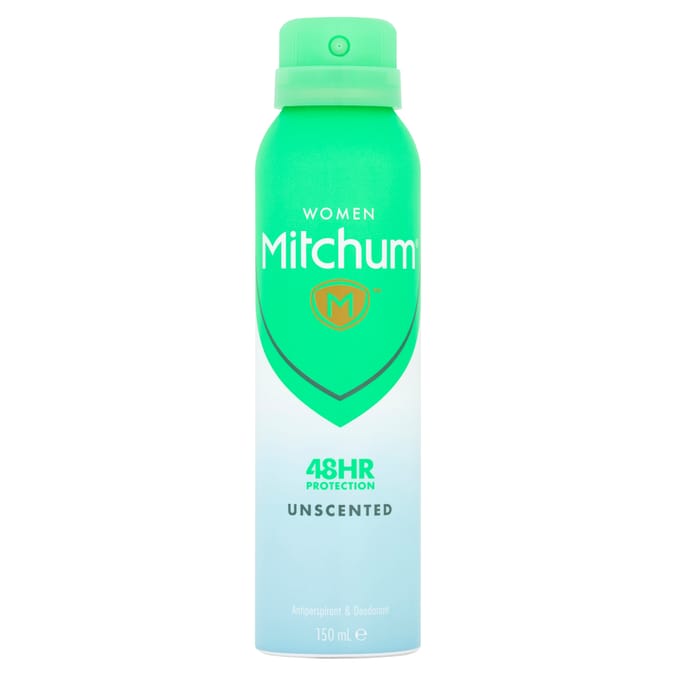 Mitchum Womens Unscented Antiperspirant & Deodorant 150ml