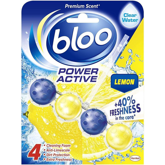 Bloo Power Active Toilet Rim Block Extra Freshness, 50g