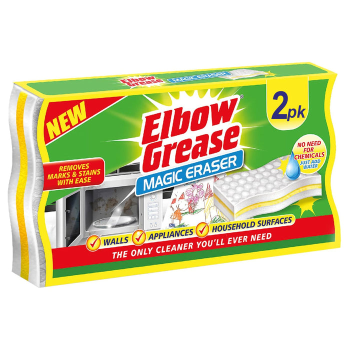Elbow Grease Magic Eraser, 2 Pack