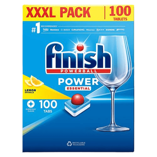 Finish Powerball Power Deep Clean Lemon, 100 Tabs