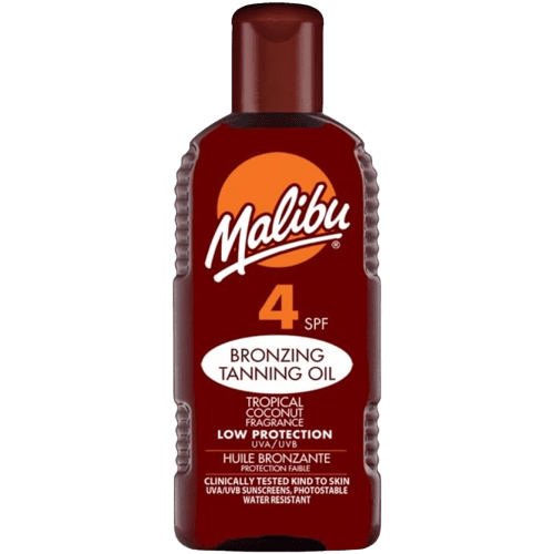 Malibu Low Protection Bronze Tanning Oil SPF4 200ml