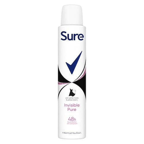 Sure Invisible Pure Anti-Perspirant Deodorant 200ml