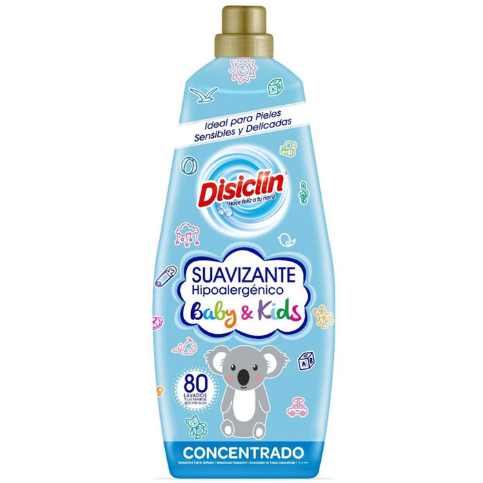 Disiclin Concentrated Hypoallergenic Baby & Kids Fabric Softener 1.44L, 80 Washes