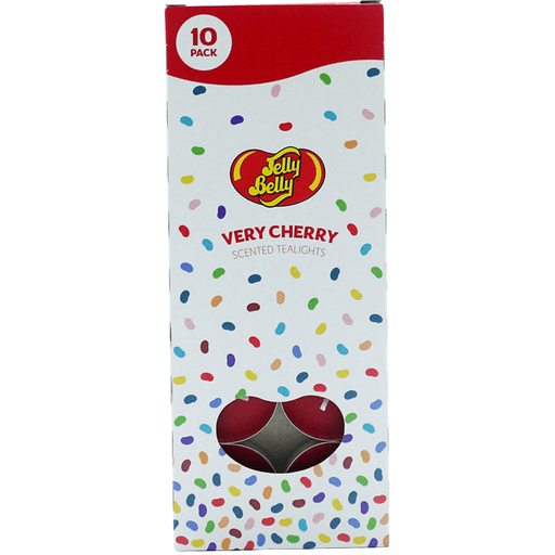 Jelly Belly Very Cherry Tealight Candles, 10 Pack