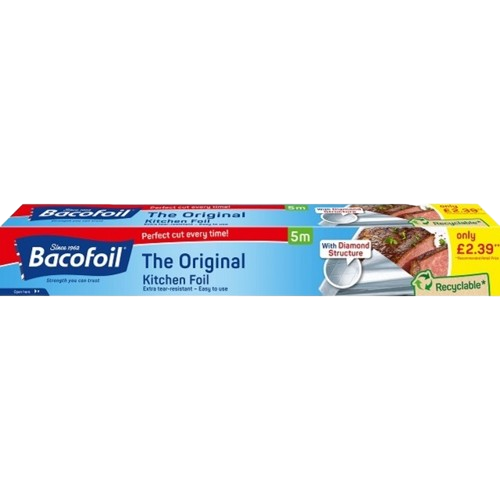 Bacofoil The Original Kitchen Foil, 30cm x 5m
