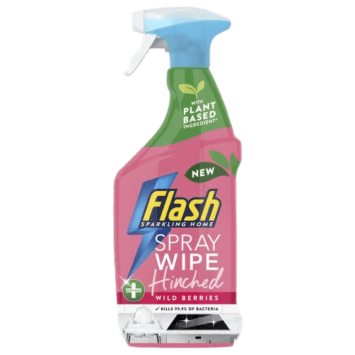 Flash Spray Wipe Hinched Wild Berries Anti-Bac Cleaning Spray 800ml