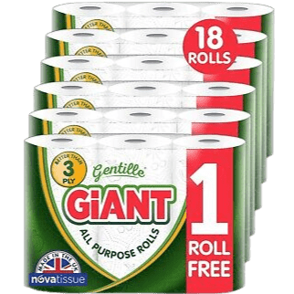 Gentille Giant Kitchen Towel, 18 Rolls