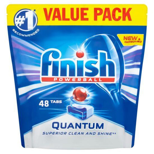 Finish Quantum Powerball Max Lemon Tabs, 48 Pack