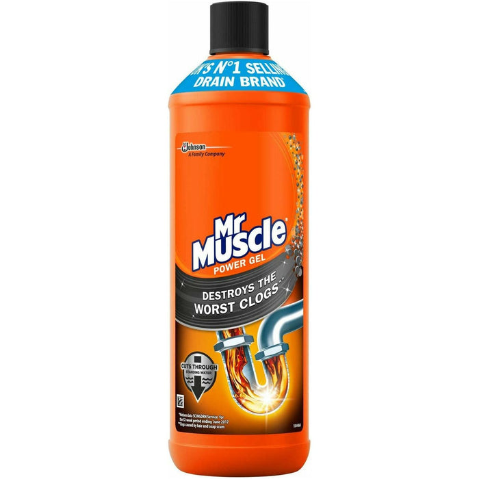 Mr Muscle Drain Unblocker and Cleaner Power Gel 1 Litre