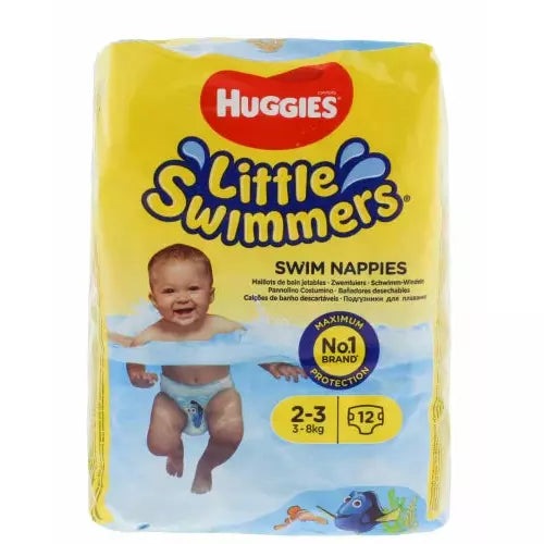 Huggies Little Swimmers 3kg-8kg, Size 2-3, 12 Pants