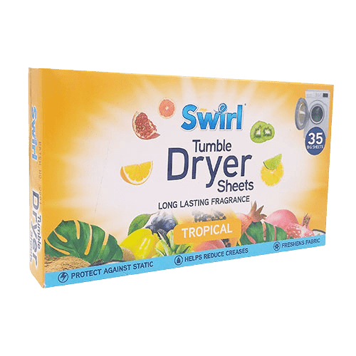 Swirl Tropical Tumble Dryer Sheets, 35 Pack
