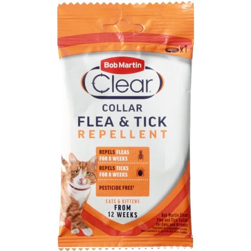 Bob Martin Clear Flea & Tick Repellent Collar Cats