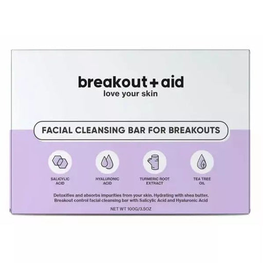 Breakout+Aid Facial Cleansing Bar For Breakouts 100g