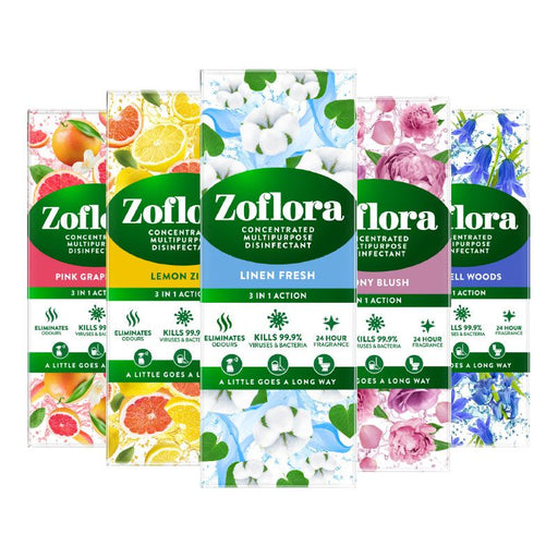 Zoflora 500ml Concentrated Disinfectant Scent Options