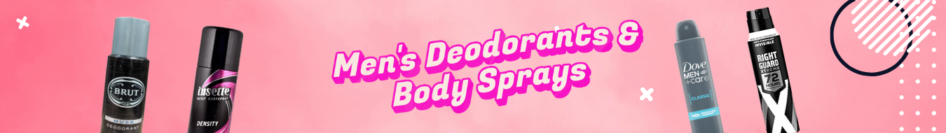Men's Deodorants & Body Sprays