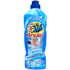 Las 3 Brujas Limpiazul 1L disinfectant floor cleaner bottle
