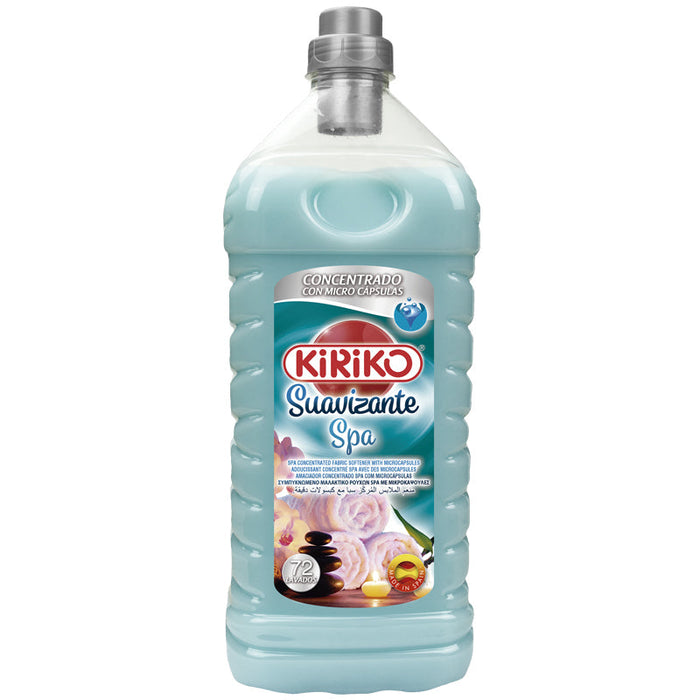 Kiriko Concentrated Fabric Softener Spa 2L, 72 Washes