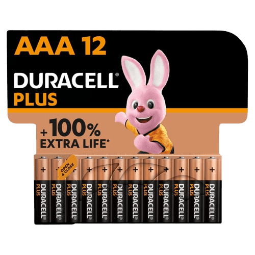 Duracell AAA Plus Power +100%, Pack of 10