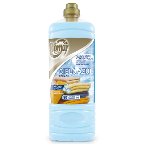 Romar Blue Sky Azul Concentrated Fabric Softener 2L, 100 Washes