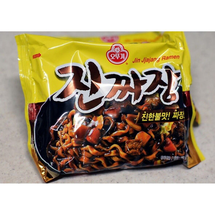 
Ottogi Jin Jjajang Ramen Noodles Multipack (135Gx4)