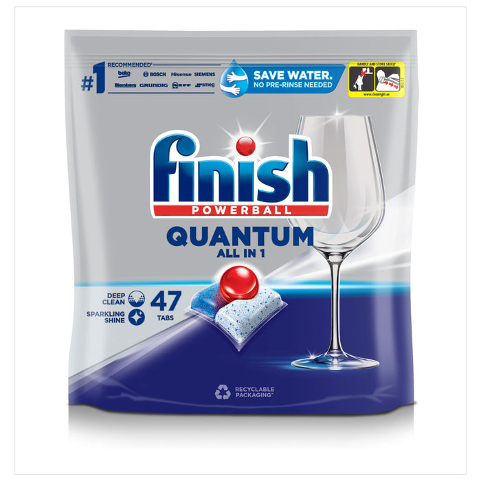 Finish Quantum All-in-1 Tabs, 47 Pack