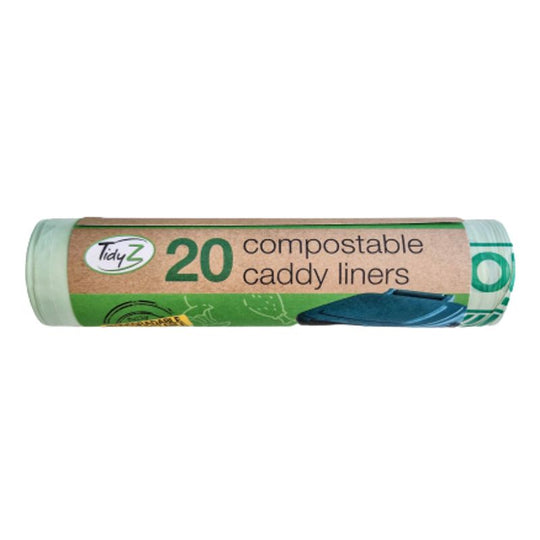 Tidyz 5L Compostable Food Liners, 20 Pack