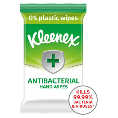 Kleenex Antibacterial Hand Wipes, 12 Pack