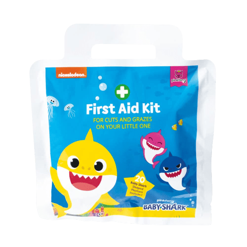 Baby Shark Kids First Aid Kit, 40 Pc Set