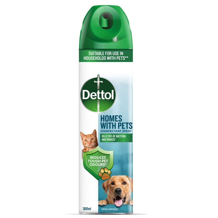 Dettol Homes with Pets Disinfectant Spray 300ml