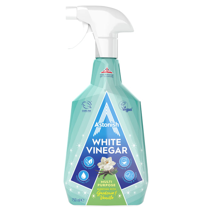 Astonish Multipurpose White Vinegar with Gardenia & Vanilla Spray 750ml