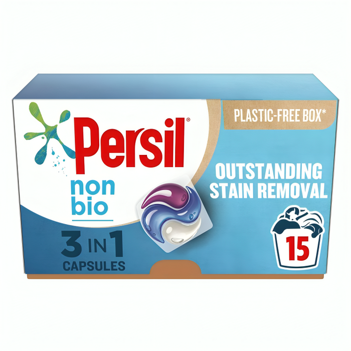 Persil 3-in-1 Non Bio Capsules, 15 Washes