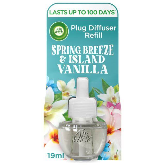 Air Wick Spring Breeze & Island Vanilla Liquid Electrical Refill 19ml