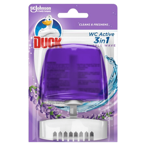 Duck Active Purple Wave Toilet Liquid Rim Block 55ml