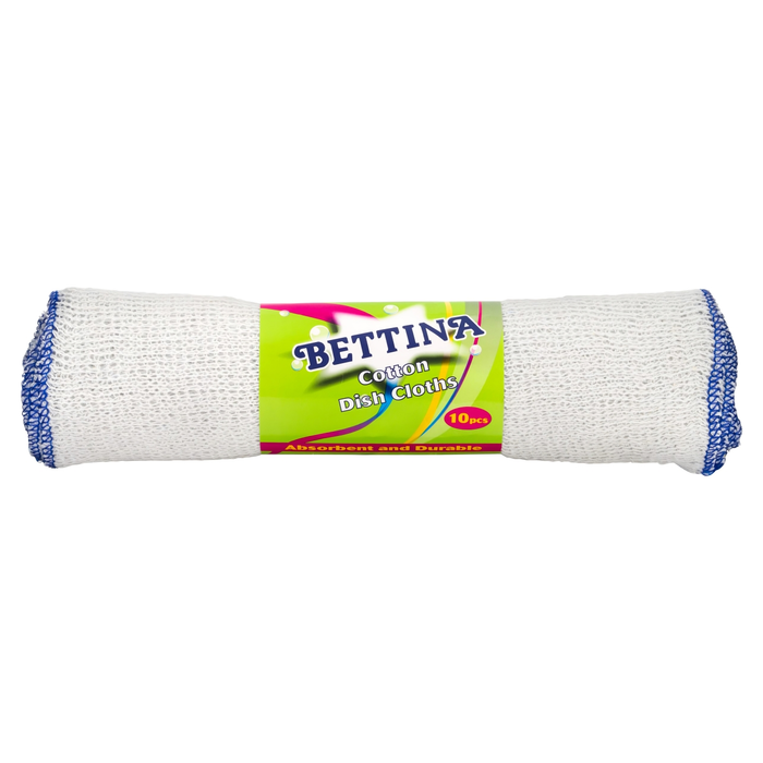 Bettina Cotton Dish Cloths, 10 Pack