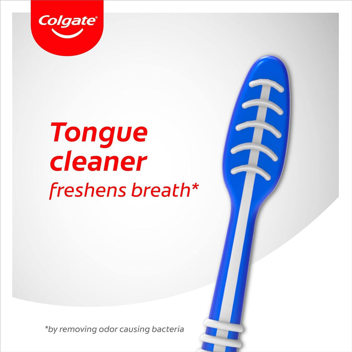 Colgate Extra Clean Toothbrush, 3 Pack Assorted