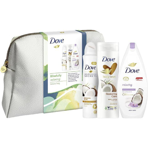 Dove Blissfully Relaxing Gift Set, 4 Piece Set