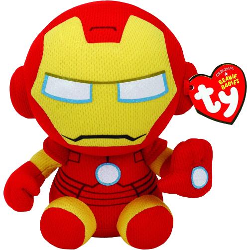 TY Beanie Babies Marvel Iron Man, 15cm