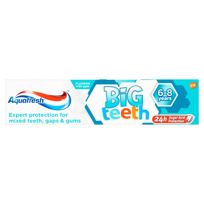 Aquafresh Big Teeth Toothpaste 6-8 Years 50ml