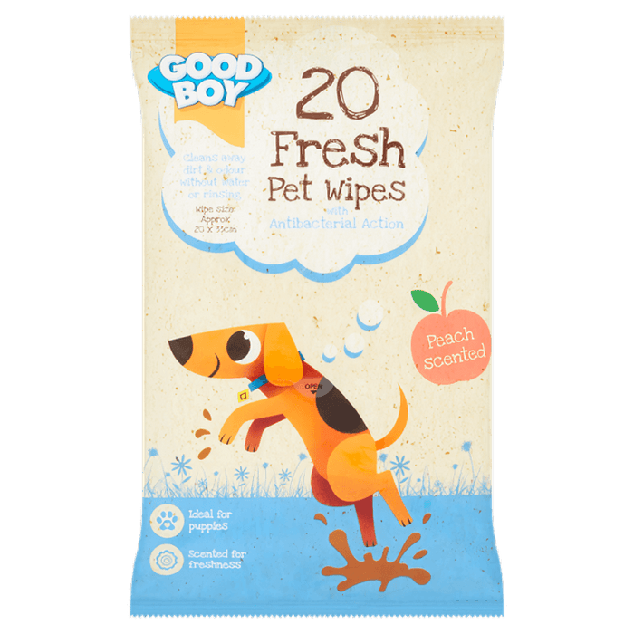 Good Boy Pet Wipes, 20 Pack