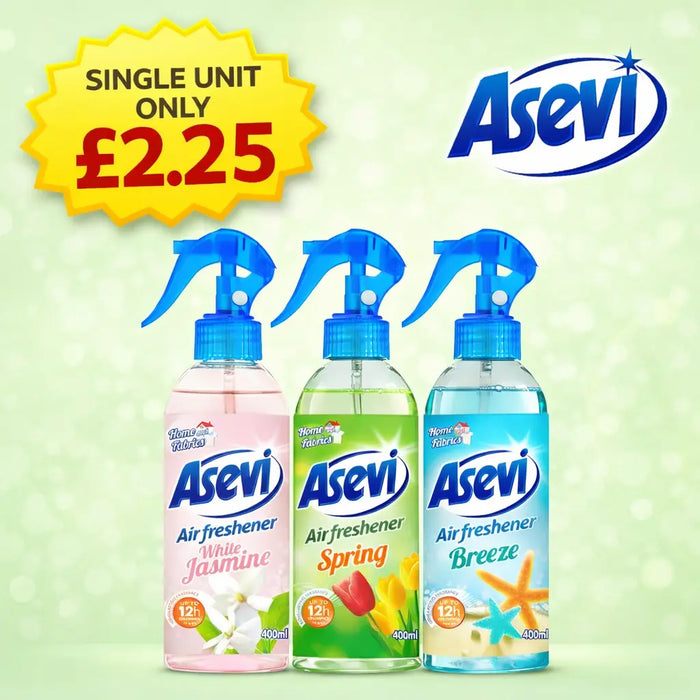 Asevi Air Freshener Spray 3 Pack (3x400ml Each)