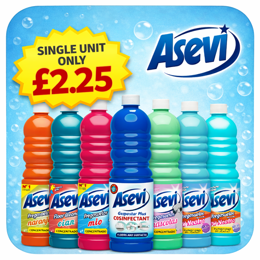 Asevi Concentrated Mix Floor Cleaner Bundle Only £2.25 Each