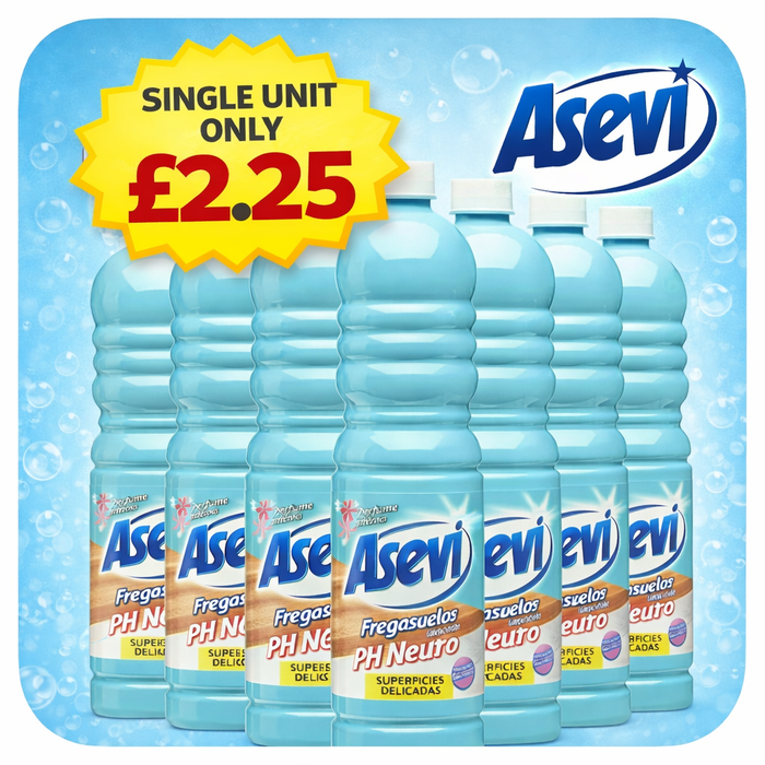 Asevi Concentrated PH neutro Floor Cleaner Bundle Only £2.25 Each