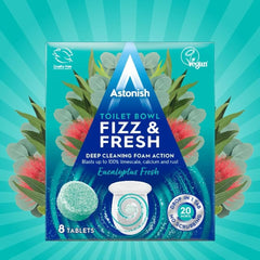 Astonish Fizz & Fresh Toilet Tablets, Pack of 8 (Variant Option)