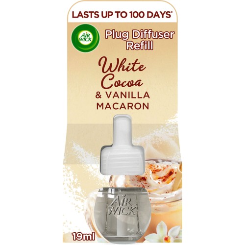 Air Wick White Cocoa & Vanilla Macaron Liquid Electrical Refill 19ml