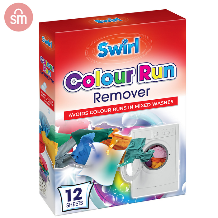 Swirl Colour Run Remover, 12 Sheets