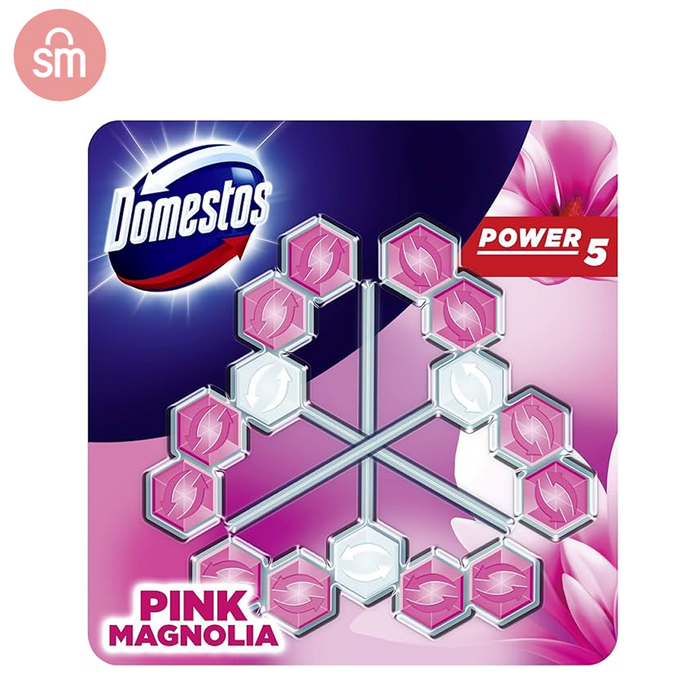 Domestos Power 5 Rim Block, Triple Pack (Scent Options)