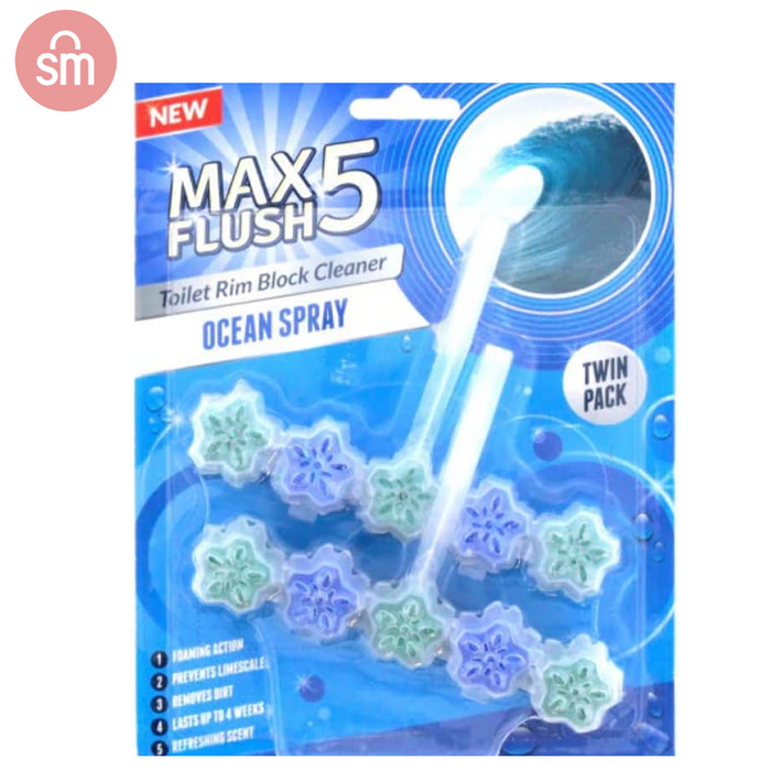 Max Flush Rim Block, Twin Pack (Scent Options)